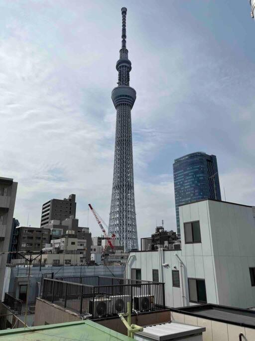 403 Oshiage Sta 3Mins Walk! Wi-Fi & Elevator 4Pax Daire Tokyo Dış mekan fotoğraf