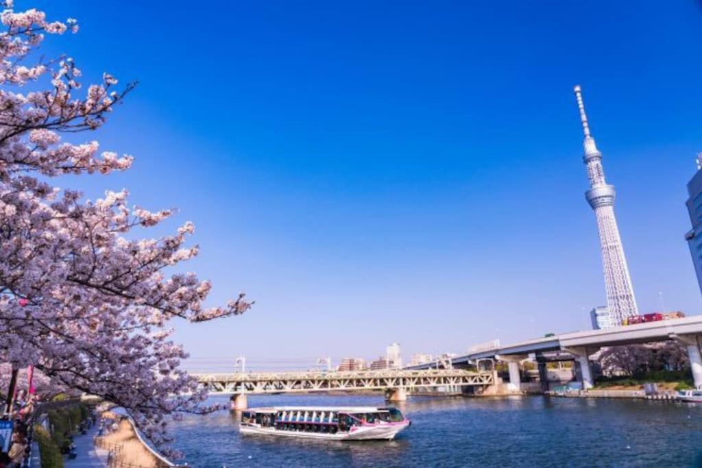 403 Oshiage Sta 3Mins Walk! Wi-Fi & Elevator 4Pax Daire Tokyo Dış mekan fotoğraf