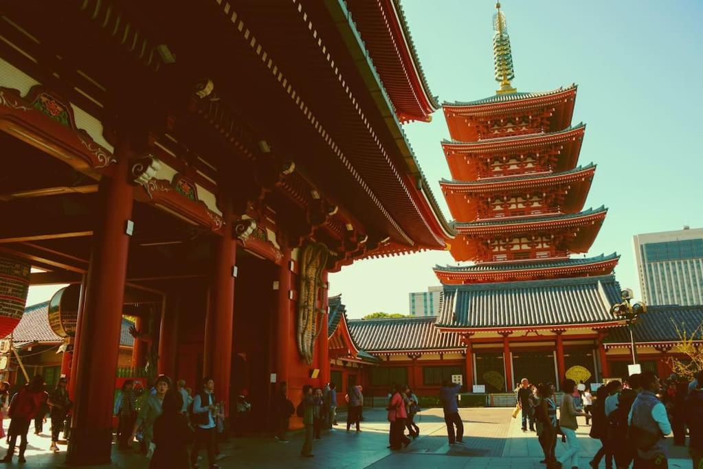 403 Oshiage Sta 3Mins Walk! Wi-Fi & Elevator 4Pax Daire Tokyo Dış mekan fotoğraf